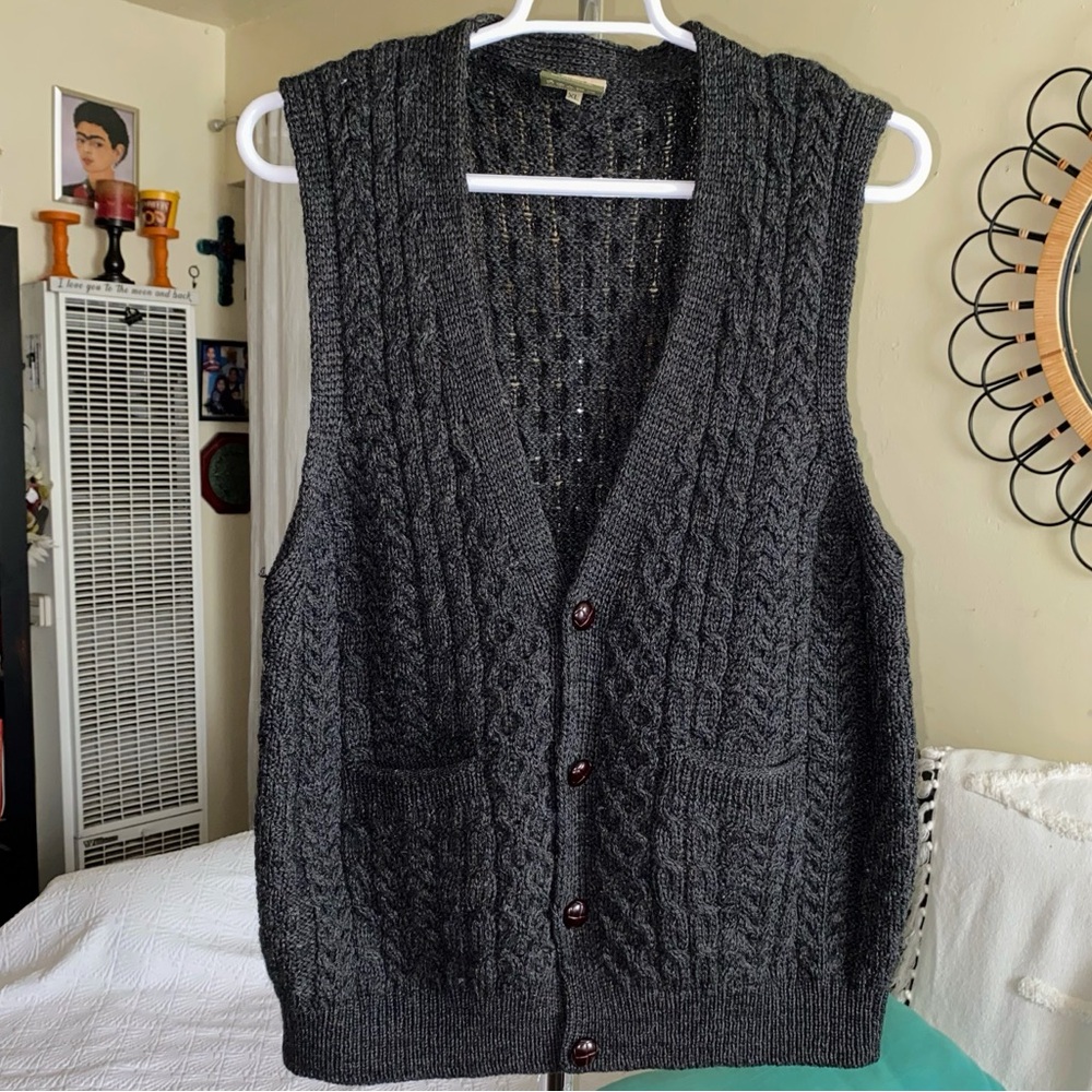 Grandpacore CarraigDonn Pure New Wool Waistcoat Vest Size XL - Picture 15 of 16